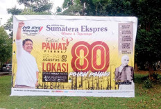 Sumsel jadi Sorotan Nasional! Festival Panjat Pinang 80 Pohon Paling Megah di HUT Ke-80 RI