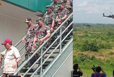 Menhan dan Panglima TNI Saksikan Latihan Puncak Super Garuda Shield 2025 di OKU Timur