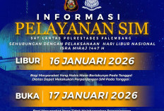 Libur Isra Mi'raj Pelayanan Satpras SIM dan SKCK Polrestabes Palembang Tutup Sementara