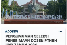 Simak Pengumuman Seleksi Penerimaan Dosen PTNBH Universitas Negeri Yogyakarta Tahun 2024