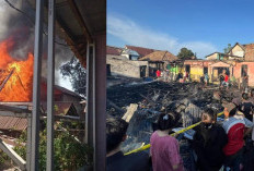 Lorong Khotib Kembali Dilanda Kebakaran, 7 Rumah dan 1 Bedeng 3 Pintu Ludes