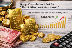 Harga Emas Antam Hari Ini 2 Maret 2026: Naik atau Turun?