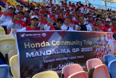 Luar Biasa! Bikers Honda Sumsel Turut Meriahkan MotoGP Mandalika 2023
