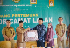 19 tahun Mengabdi Zaenal Ma'arif Purna Tugas di lepas Camat Kecamatan lalan Kabupaten Musi Banyuasin