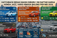 Hatchback Bekas Masih Diburu! Ini Daftar Harga Honda Jazz, Yaris hingga Baleno per Mei 2026