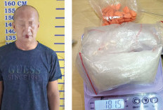  Menyamar, Tangkap  Bandar Narkoba OKI, Sita 181,85 Gram Sabu dan 285 Pil-28 Paket Ekstasi 