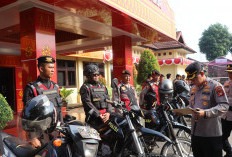 Kapolres OKU Timur Periksa Kendaraan Dinas, Lima Motor Patroli Baru Dikerahkan Perkuat Pemberantasan Begal