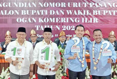 KPU OKI Lakukan Pengundian dan Penetapan Nomor Urut