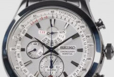 Seiko Neo Classic Alarm Perpetual Chronograph, Jam Tangan Elegan dengan Fungsi Harian yang Andal