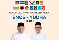 Petahana Enos-Yudha Unggul Quick Count, 13 Partai Politik Dominasi Pilkada OKU Timur 2024