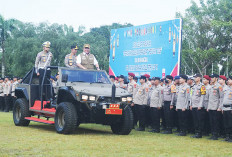Ciptakan Mudik Aman-Bahagia, Gubernur Pimpin Pimpin Apel Gelar Pasukan, Kerahkan 2.361 Personel 