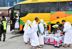 JCH Gelombang II Sudah Berihram dari Palembang, Miqat di Pesawat untuk Langsung Umrah Wajib di Makkah