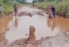 Warga Kesulitan Lalui Jalan Poros  SP 1 dan SP 