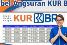 Tabel Angsuran Pinjaman 100 Juta di BRI Periode Juni 2025 dengan Suku Bunga Rendah 6% Tanpa Angunan 