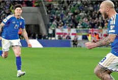 Nafas Panjang Gli Azzurri, Bikin Keok Irlandia Utara 2-0