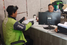 Nekat Beraksi Tengah Malam, Maling Gondol Motor Driver Online di Sudirman Palembang