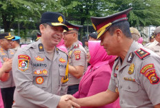 Awal Tahun 2026 Polrestabes Palembang  Ganjar  Personel Dengan Kenaikan Pangkat untuk 198 Personel