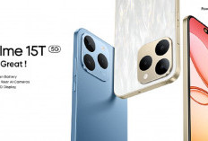 realme 15T 5G Resmi Dijual! Smartphone Rp3 Jutaan dengan Baterai 7000mAh Paling Tipis Jadi Incaran Anak Muda