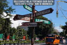 Solo Dapat Nilai Tertinggi dari Rata-rata Kota Layak Huni di Indonesia, Bagaimana Penilaiannya?