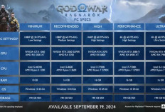 Berapa Spesifikasi PC yang Dibutuhkan untuk Main God of War Ragnarok?