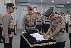 Kapolrestabes Palembang Pimpin Sertijab, Dorong Kinerja Humanis dan Profesional