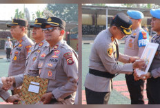 Polres OKU Timur Berikan Penghargaan kepada 51 Personel, Satu Anggota Resmi Diberhentikan Tidak Hormat