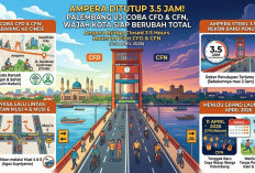Ampera Ditutup 3,5 Jam! Palembang Uji Coba CFD & CFN, Wajah Kota Siap Berubah Total
