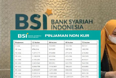 Tabel Pinjaman Tanpa Jaminan Bank BSI Non KUR Terbaru Juli 2025