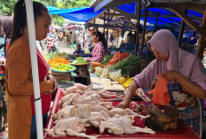 H-1 Lebaran: Harga Ayam Potong di Pasar Martapura Melonjak ke Rp 55 Ribu/Kg