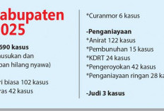 Wilayah OKI Rawan Kriminalitas, Sepanjang 2025 Terjadi 371 Kasus Pencurian, 15 Kejadian Renggut Nyawa 