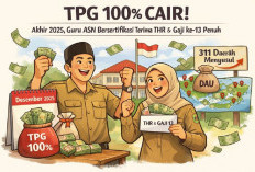 TPG THR 100 Persen 2025 Cair: THR dan Gaji ke-13 Guru Dibayarkan Penuh, 311 Daerah Bersiap Menyusul