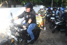 Touring Seru Herman Deru Bersama Komunitas Motor Menuju Kayu Agung, Promosi Wisata OKI, Kuatkan Silaturahmi