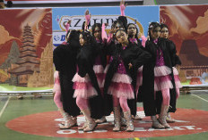 Bawa Pesan Moral, SMAN 2 Unggulan Talang Ubi Angkat Tema Candi Bumiayu di Azarine DBL Dance Competition 2025