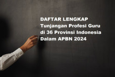 NAIK! Inilah Daftar Lengkap Besaran Tunjangan Profesi Guru di 36 Provinsi di Indonesia Dalam APBN 2024