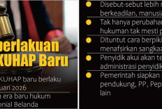 Jangan Hanya Jadi Kosmetik Konstitusional, KUHP-KUHAP Baru Berlaku 2 Januari 2026  