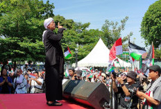 Ribuan Warga Palembang Padati Monpera dalam Aksi Bela Palestina, Donasi Capai Rp354 Juta