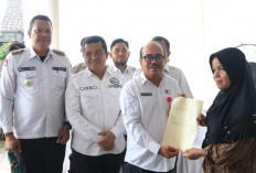 Pemkot Prabumulih Bagikan 504 Sertifikat Tanah Warga Lewat Program PTSL