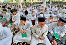 Ribuan Qori-Qoriah Gelar Khataman Alquran dan Doa Bersama Jelang Hari Jadi Palembang 