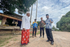 Tiga Desa di Kecamatan Keluang Muba Dipasang Tiang Listrik