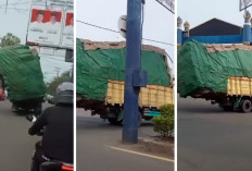 Truk Overmuatan Ganggu Kelancaran Jalan Protokol di Lubuklinggau