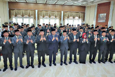   Wako Ratu Dewa Lantik 127 Pejabat Pemkot Palembang, Rotasi Besar Hasil Evaluasi Kinerja 6 Bulan