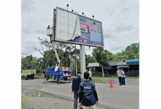 Masa Tenang, Tim Gabungan Tertibkan APK, Hari Pertama 