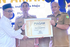Desa Tebing Bulang Raih Penghargaan BP3MI Sumsel sebagai Desa Migran Emas Produktif