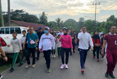 Ribuan Warga Meriahkan HUT Ke-156 Kabupaten Lahat, Bupati dan Wakil Bupati Turun Langsung Ikut Jalan Santai