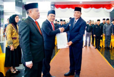 Bupati Muba Lantik Kadis PUPR dan Koperasi UKM, Tegaskan Komitmen Pelayanan Publik yang Lebih Baik