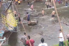 Jembatan Gantung Putus di Ayo Malus Lubuklinggau, Pengunjung Jadi Korban