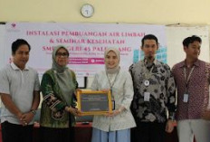 RS Permata Palembang Serahkan Bantuan IPAL ke SMPN 45, Perkuat Sanitasi dan Edukasi Kesehatan