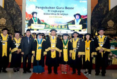 Proporsi Guru Besar Unsri Masih di Bawah 12 Persen, Kukuhkan 2 Profesor Lagi, Total Baru Ada 128 Guru Besar