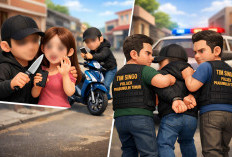 Ancam Korban dengan Pisau: Sopir Gasak Motor dan HP di Prabumulih