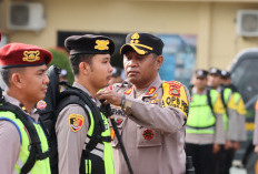 Kapolres OKU Timur Pimpin Apel Konsolidasi Pasca-Pilkada, Berikan Apresiasi kepada Personel